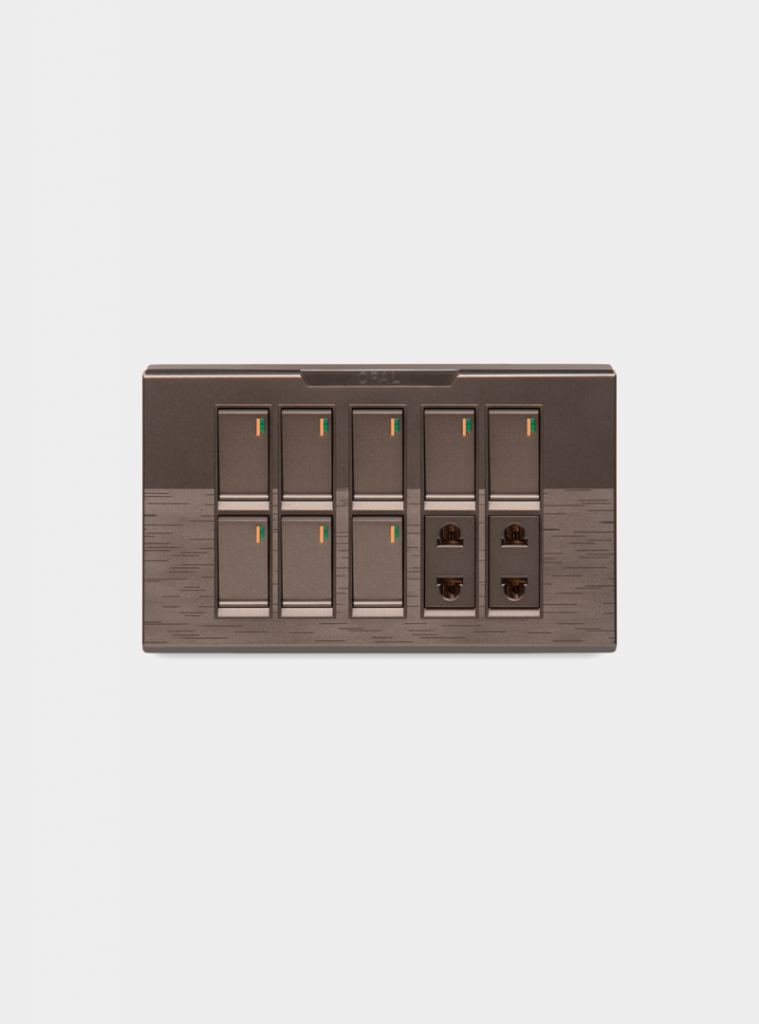 8 Switches + 2 Sockets – OPAL ELECTRIC