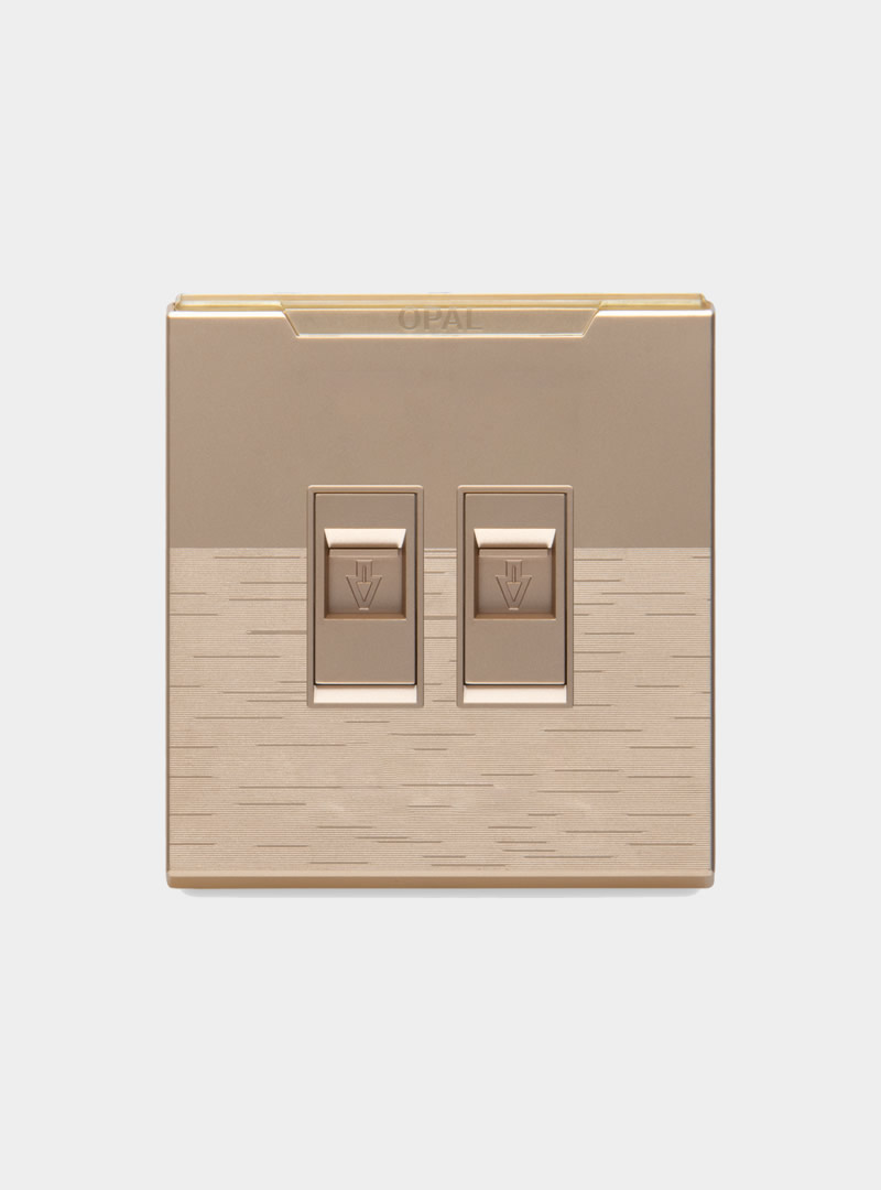 Double TP Socket OPAL ELECTRIC