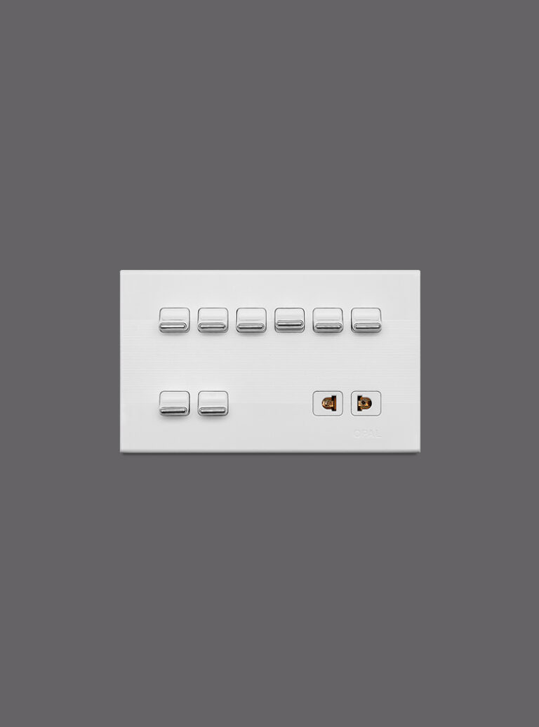 8 Switches + 1 Socket – OPAL ELECTRIC